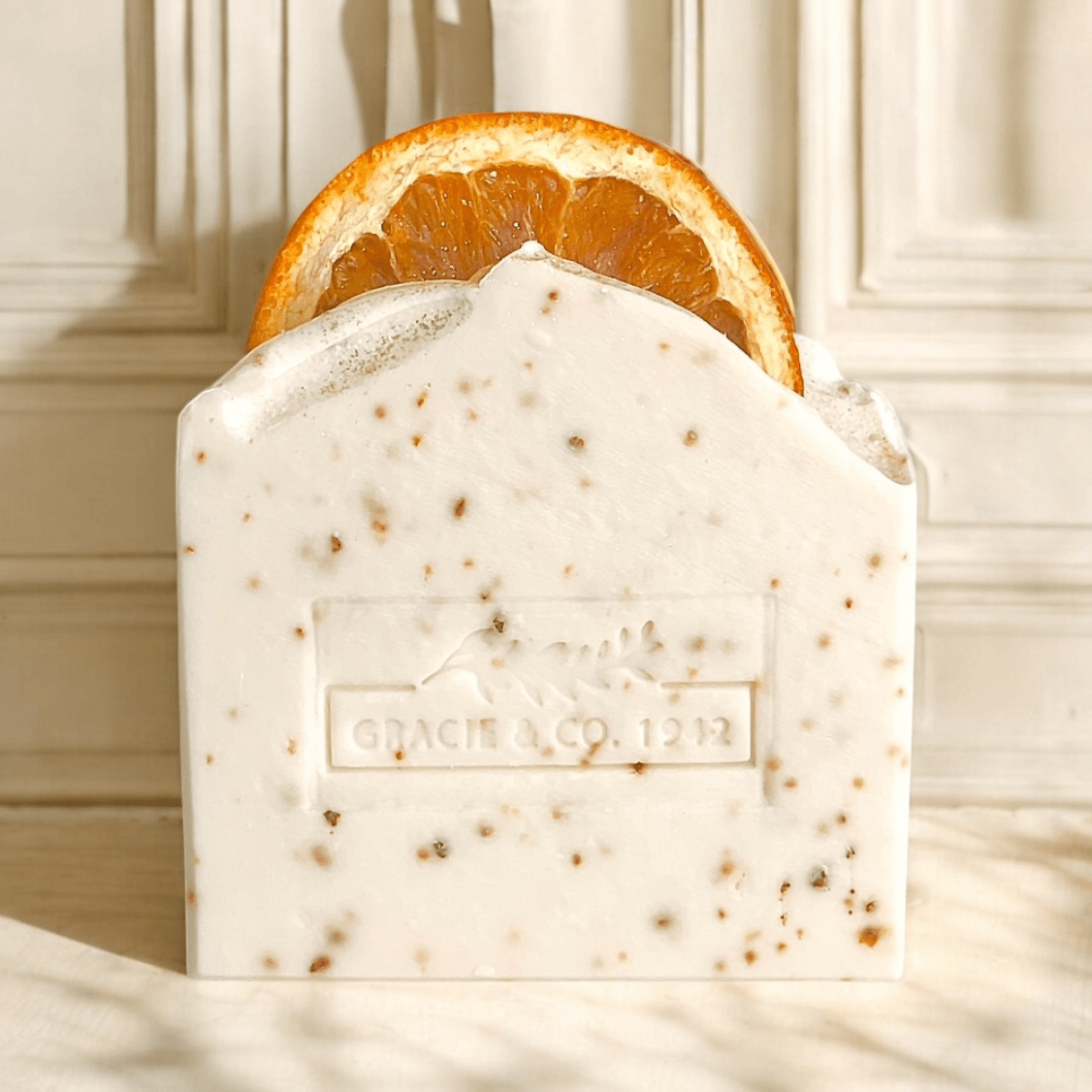 Exfoliating Orange Patchouli Shea Butter Bar - Gracie & Co. 1942